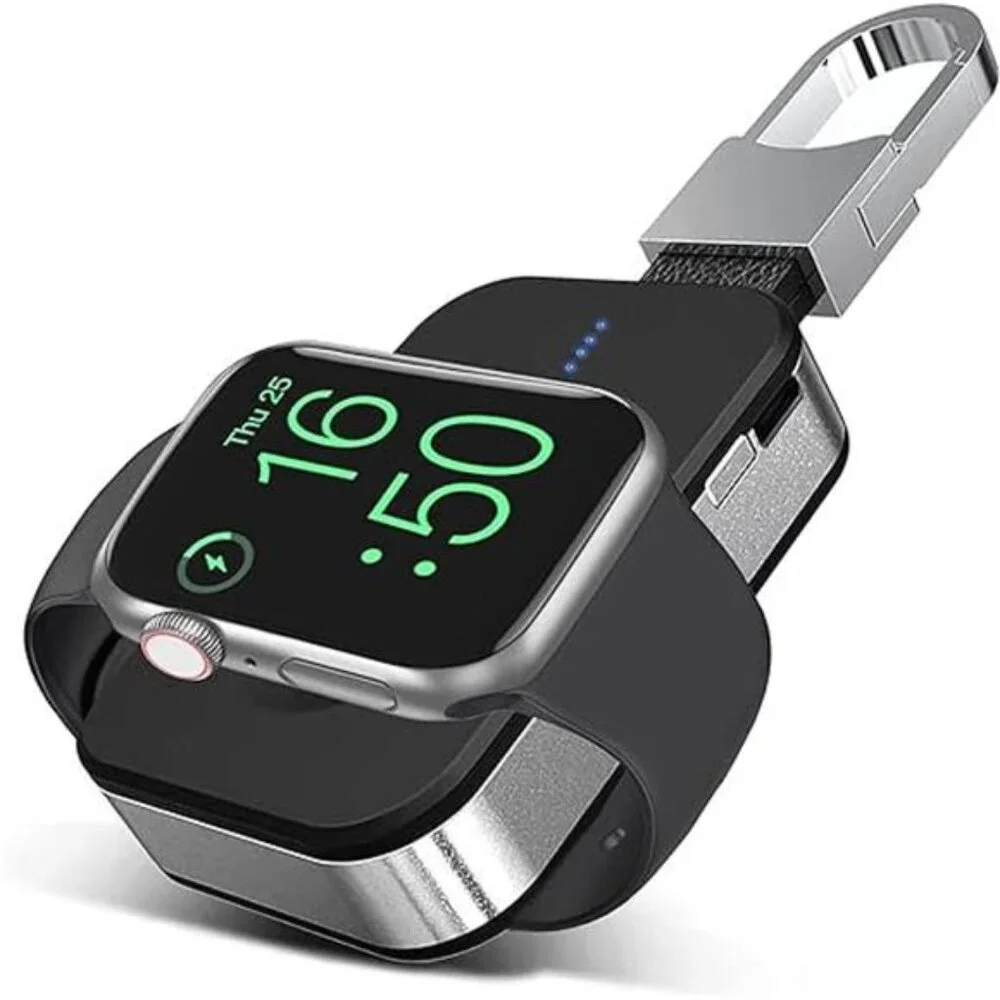 Portable Wireless Charger for Apple Watch 9/8/7/6/5/4/3/2/1/SE, 1000mAh Magnetic